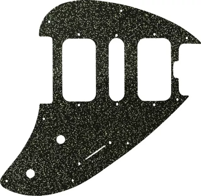 WD Custom Pickguard For Music Man Silhouette #60BS Black Sparkle