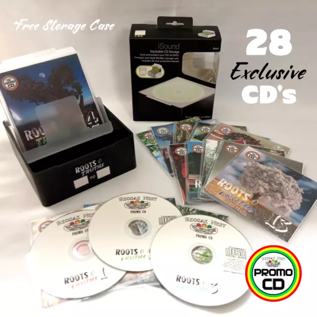 Roots & Truths Collectors Box Vol 1-28 CD Collection & FREE stackable storage