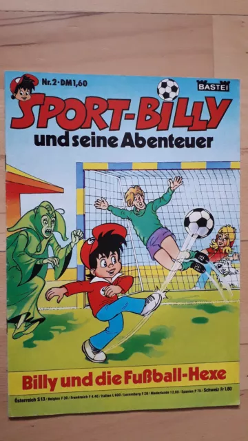 Sport Billy Nr.2 mit Werbebastelteil - Z1-2 Comicheft BASTEI