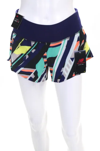 New Balance Womens Printed Impact Run Shorts - Print Size XS