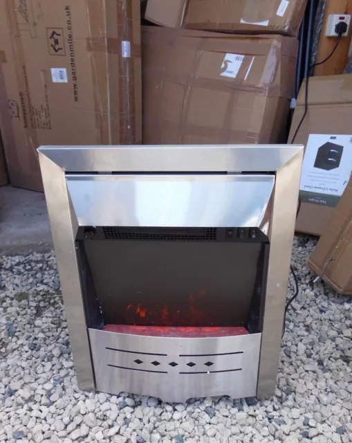 Marco Paul Flame Effect Electric Fireplace Cosmetic Damage