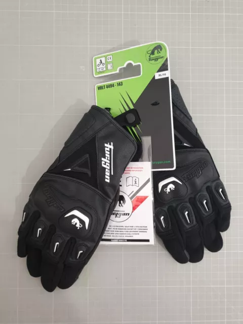 Furygan Volt Gloves Black/White City Handschuhe XL/10