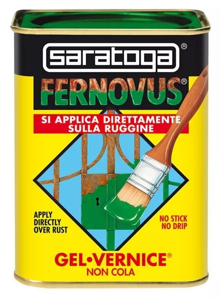 Fernovus 750 Ml Metalliz. Marrone Rinascimento Vernice-Gel, Eliminare La Ruggine