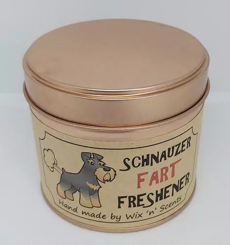 Schnauzer Fart Freshener Candle Dog Gift/Present