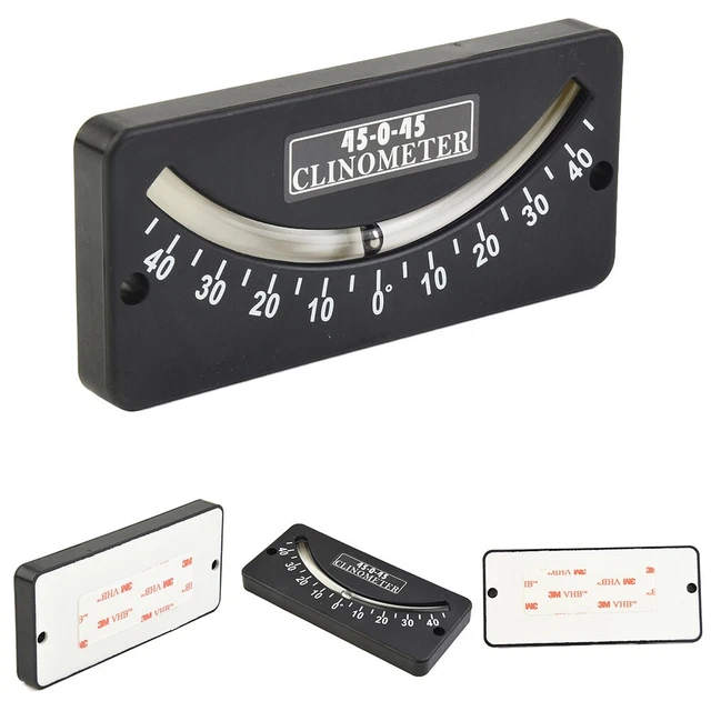 1PC Avalanche Danger Incliné Mètre & Trail Inclino Pitch& Localisateur Talon