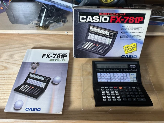 BOXED CASIO FX-781P basic computer EUR 420,00 - PicClick FR