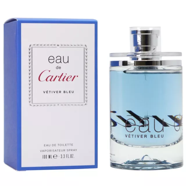 Eau de Cartier Vetiver Bleu 100 ml EDT Eau de Toilette Spray