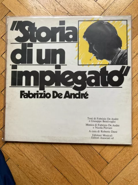 Fabrizio De Andre' - Lp - Storia Di Un Impiegato - Smrl 6232 - Vinile Nm !!!