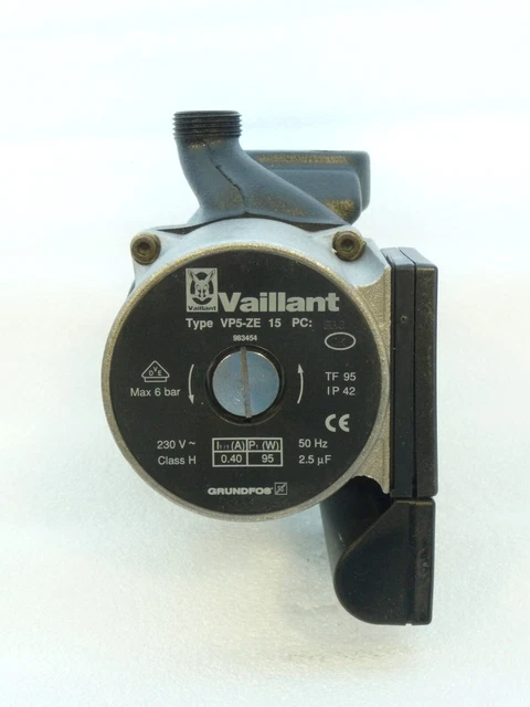 Pompa Circolatore Vaillant VP5/2 Originale 160928 Per Caldaie (230V, IP44) - Prodotta In Germania