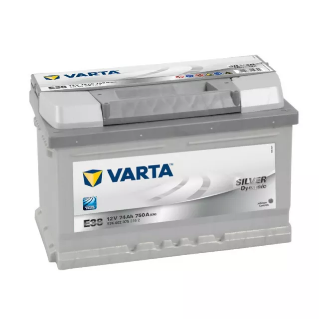 Batterie Varta Silver Dynamic E38 12v 74ah 750A 574 402 075