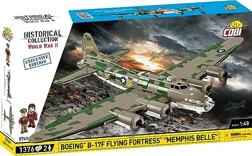 Toys Cobi - World War II - Flying Fortress Memphis Belle 1376 pcs  (Not  Toy NEW