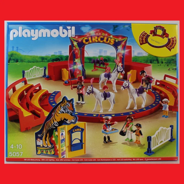 PLAYMOBIL 5057 ZIRKUS Gro e Zirkus Arena Mit LED Beleuchtung Manege playmobil-5057-zirkus-gro-e-zirkus-arena-mit-led-beleuchtung-manege