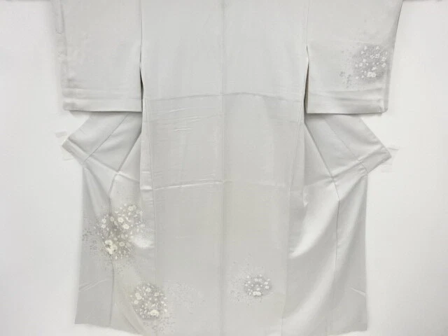 45018# Japanese Kimono / Antique Kimono / Flower Roundel