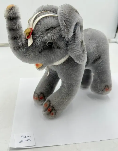 Steiff Elefant Plüschtier Kuscheltier Elephant Spielzeug alt antik vintage