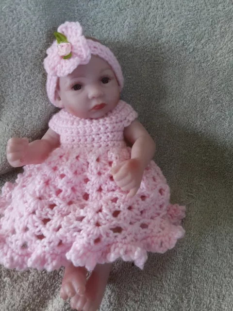 10" to  12"  REBORN BABY DOLL HAND CROCHET DOLL CLOTHES