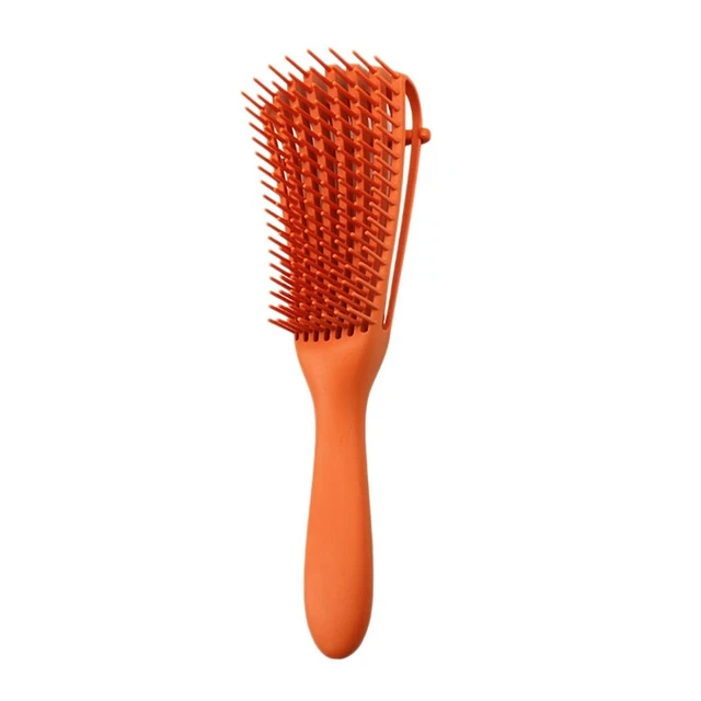 Spazzola per capelli spazzola per distacco massaggio cuoio capelluto pettine per capelli da 3A a 4C Kinky Wavy Cur Y9C3