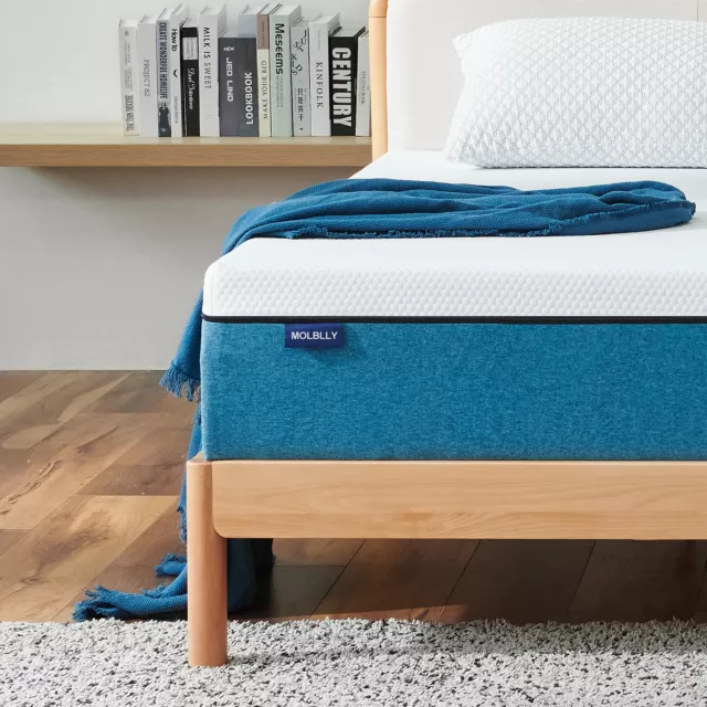 Molblly 6" 8" 10" Twin Full Queen Size Cooling Gel Memory Foam Mattress In A Box