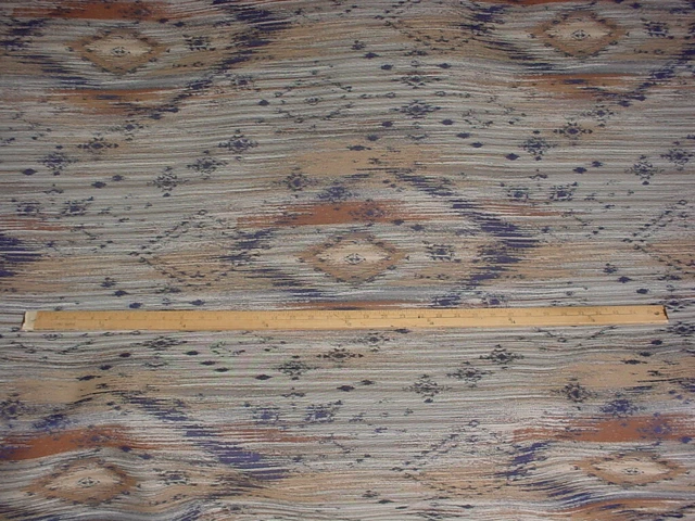 18-1/8Y Kravet Lee Jofa Sapphire Southwest Strie Ikat Upholstery Fabric 2