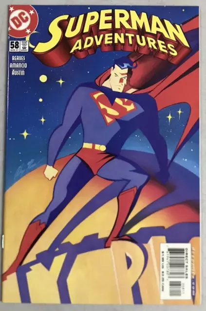 Superman Adventures #58 DC Comics 2001 Alex Ross Cover Low Print Run