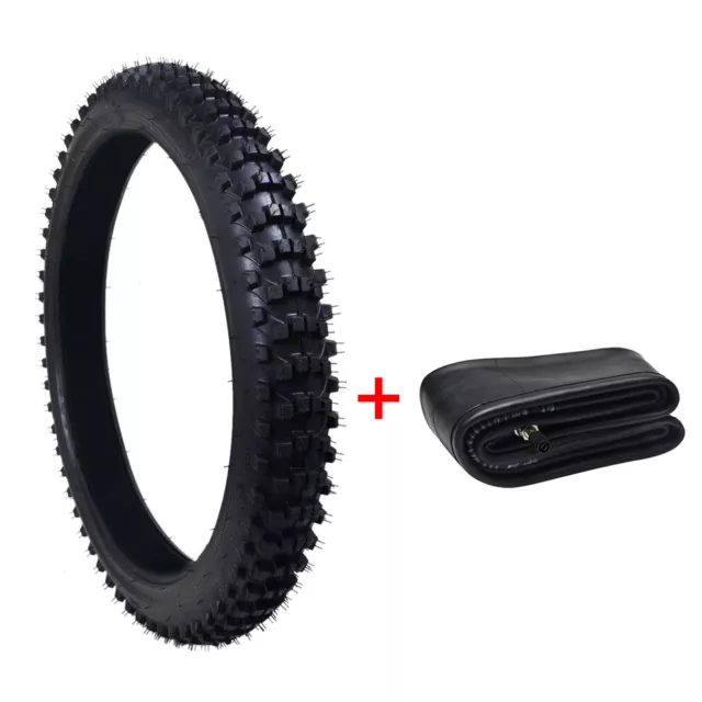 3.00-21 80/100-21" Front Knobby Tyre Tire +Inner Tube  Pit Pro Trail Dirt Bike