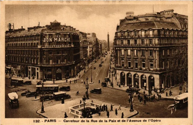 CPA PARIS 2e-Carrefour de la Rue de la Paix et de l'Avenue de l'Opéra (321911)