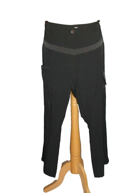 Pantalon Léger Femme ALEXO Taille 46 Noir - Occasion Très Bon état - Polyester - Style Chino