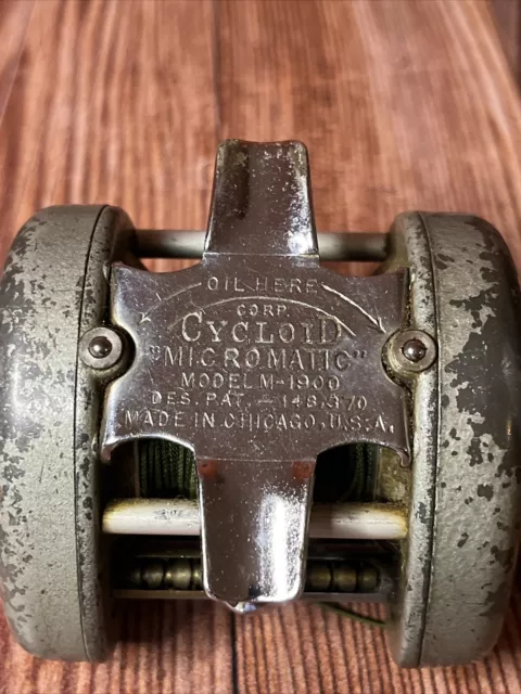 VINTAGE CYCLOID MICROMATIC M-1900 Baitcasting Fishing Reel & Other Chicago  IL #1 $29.99 - PicClick