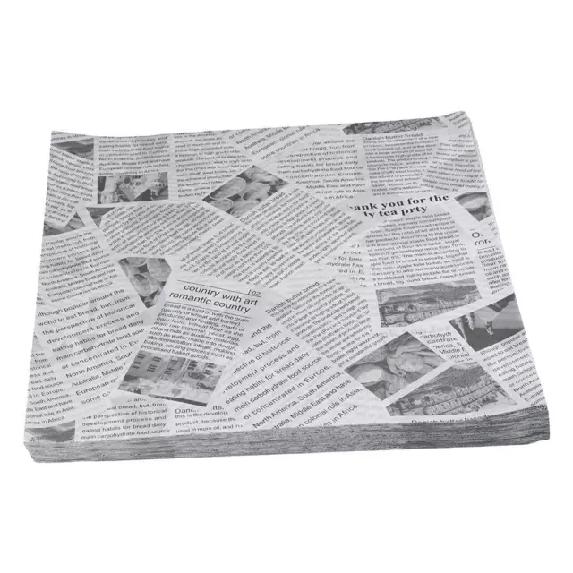 Wrapping Paper Sandwich Wrappers Deli Paper White Butcher Paper with Newsprint