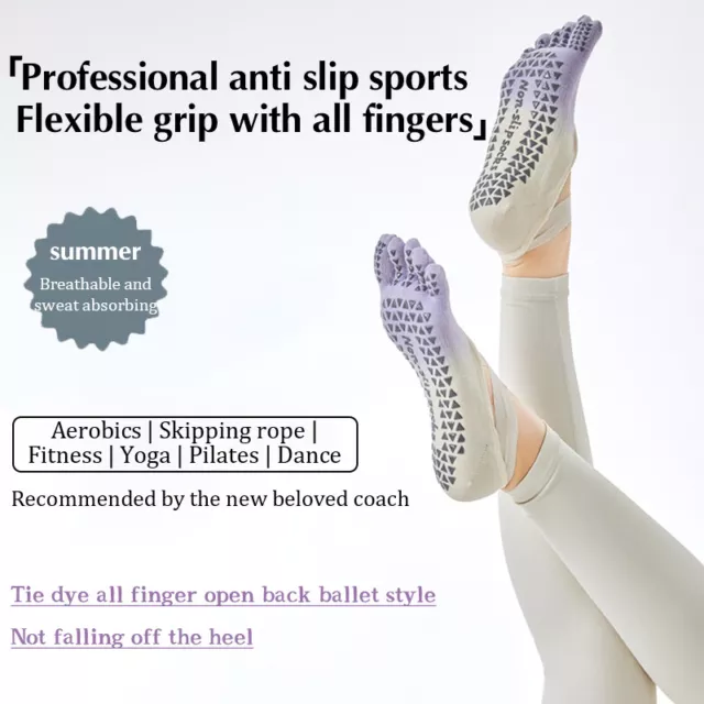 Gradientensocken Professionelle Anti--Skid--Socken Frauenfänger--Finger--Fing TS