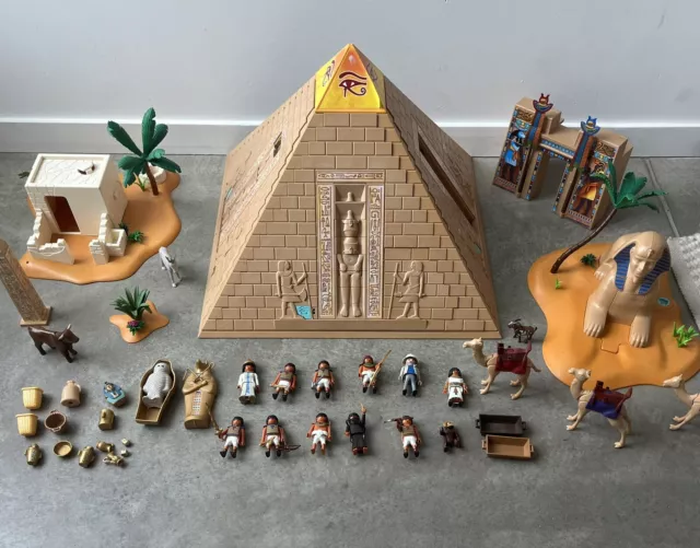 Egyptian Pyramid 4240 Pharaoh’s Temple 4243 Sphinx 4242 Huge LOT of Set!
