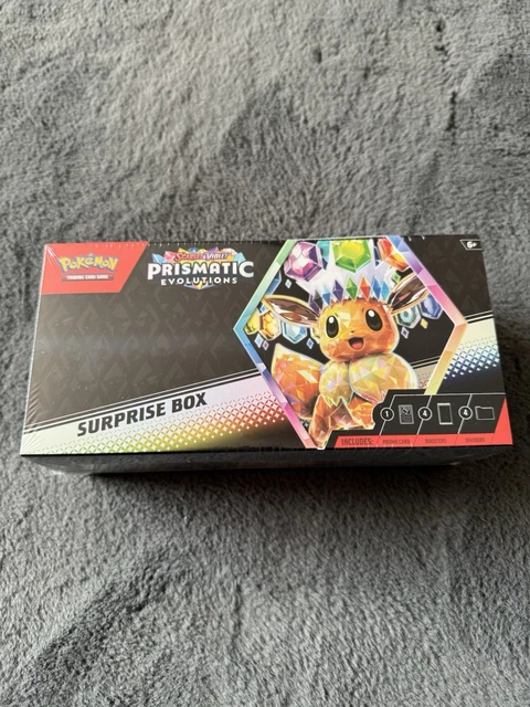 46 Pokemon Box POKEMON TCG SURPRISE Box Prismatic Evolutions - New & Sealed £46.47 ...