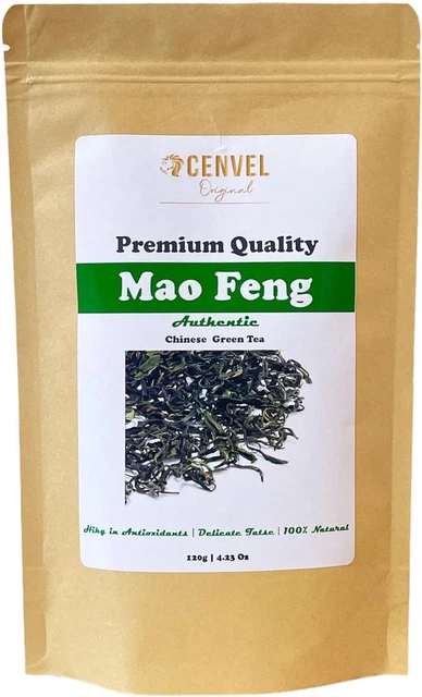 CENVEL® AUTHENTIC LOOSE Leaf Mao Feng Green Tea | Chinese Pure 100% ...