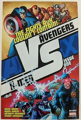 Avengers vs X-Men #1 Print Ad Comic Poster Art PROMO Official Marvel AvX Cyclops