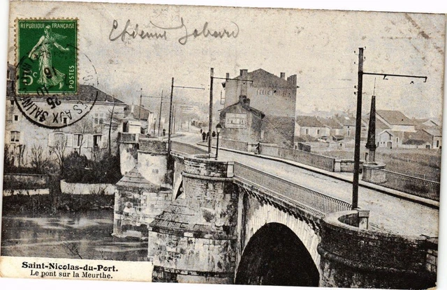 CPA Saint-Nicolas-du-Port - Le Pont sur la Meurthe (240789)