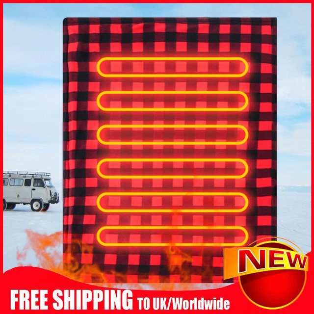 Car Electric Heated Blanket Heated Blanket Mattress Auto-off 12V for Winter