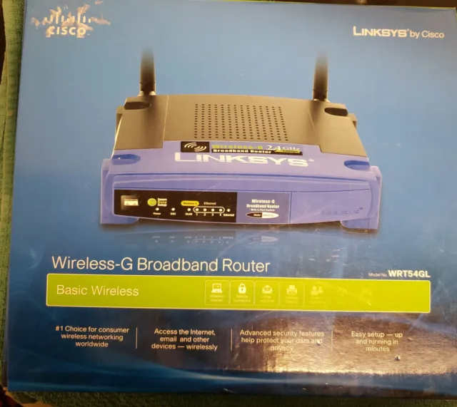 Linksys WRT54GL 54 Mbps Wireless-G WiFi Router