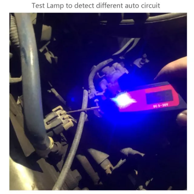 Testeur de tension numérique automobile pour circuit de voiture outil de dépan