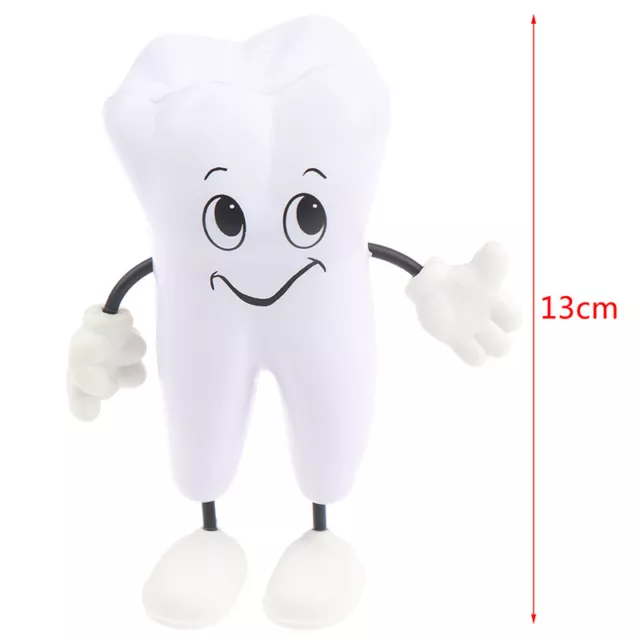 1Pc Tooth-figure Squeeze Toy Soft PU Foam Tooth Doll Model Shape Dentist Gift