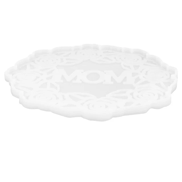 Molde epoxi de montaña rusa de silicona creativo hágalo usted mismo manual elegante alfombra de copa molde