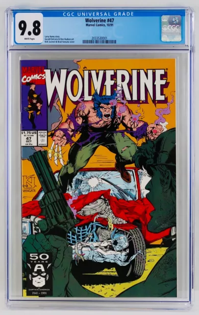 Wolverine #47 CGC 9.8 White Pages NM/MT Hot Key Grail 1991 Marvel Comics