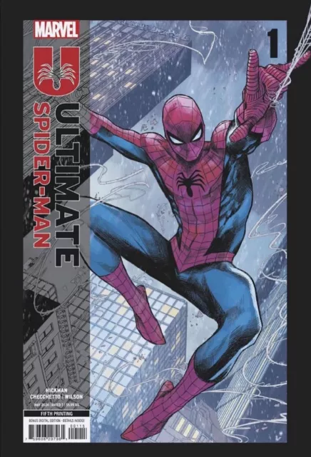 Ultimate Spider-Man 1 Nm 5Th Print Checchetto Variant | Marvel Presale 5/1/24