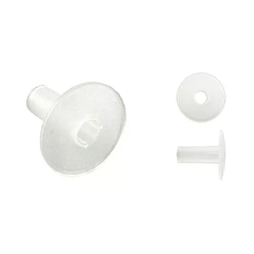 Eagle 100 Pack Coax Feed Thru Wall Bushing Opaque Clear RG59 RG6 Coaxial Cable