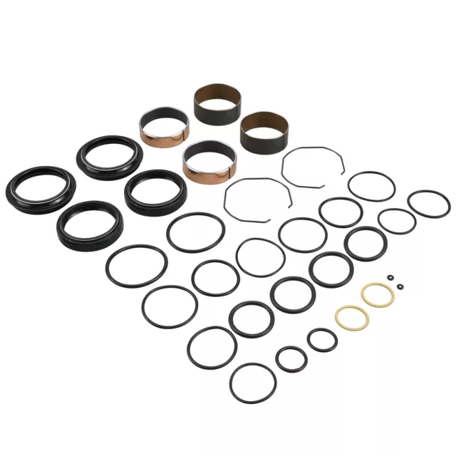 Front Fork Oil Seals Dust Seals Slider Bushings Kit For Yamaha YZ250 2015-2021