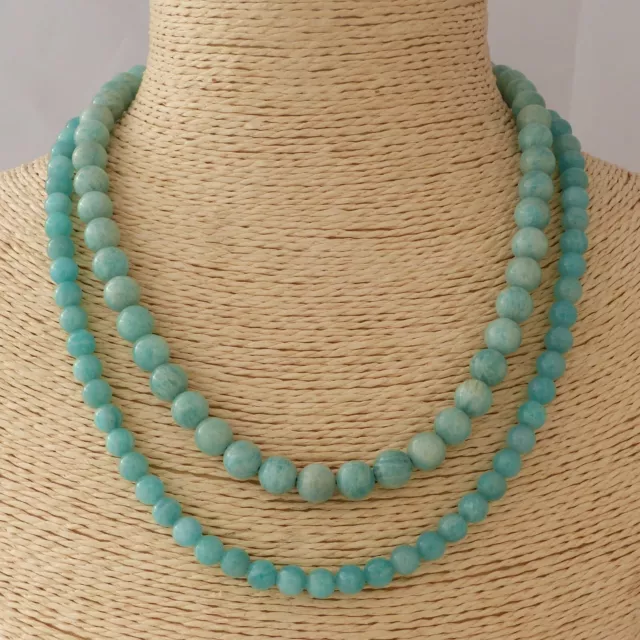 Amazonite - Collier Classique en Pierres Naturelles