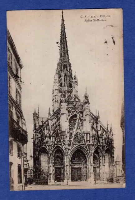 Fa * CPA  / Carte Postale : Rouen - église Saint-Maclou