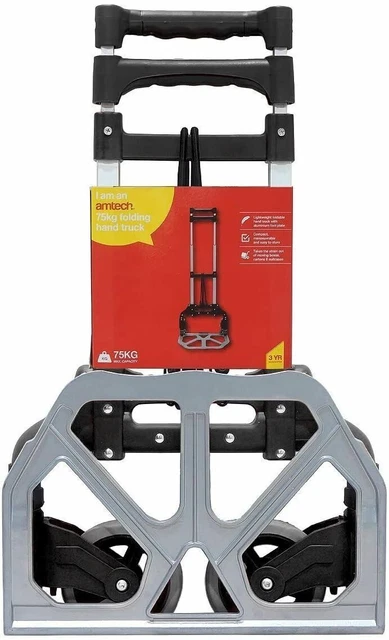 Amtech Camion Sacco Pieghevole Alluminio 75kg Capacità, S5642