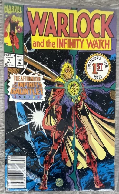 Warlock and the Infinity Watch #1. Newsstand Edition (Feb 1992, Marvel)