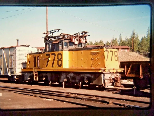 JS06 ORIGINAL TRAIN SLIDE ENGINE LOCOMOTIVE 778 KMC SWITCHER Kennecott operation
