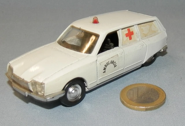 Luso Toys / Solido – Citroën GS Break & Bateau Secours – 1/43 – Rouge – Neuf (boîte Abîmée)