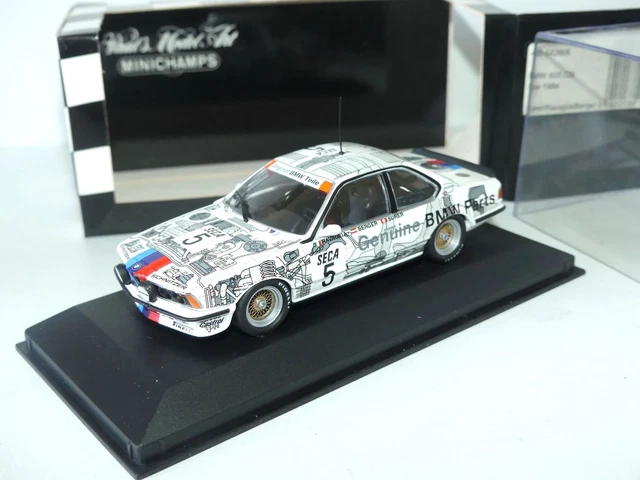 Miniature Spark 1/43 BMW 635 CSI – Spa-Francorchamps 1986 – SB668